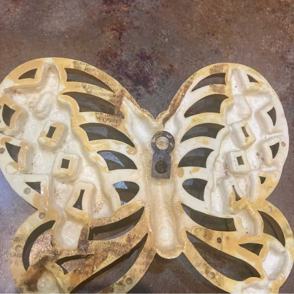 1970’s Vintage Plastic Butterfly Wall Hangings